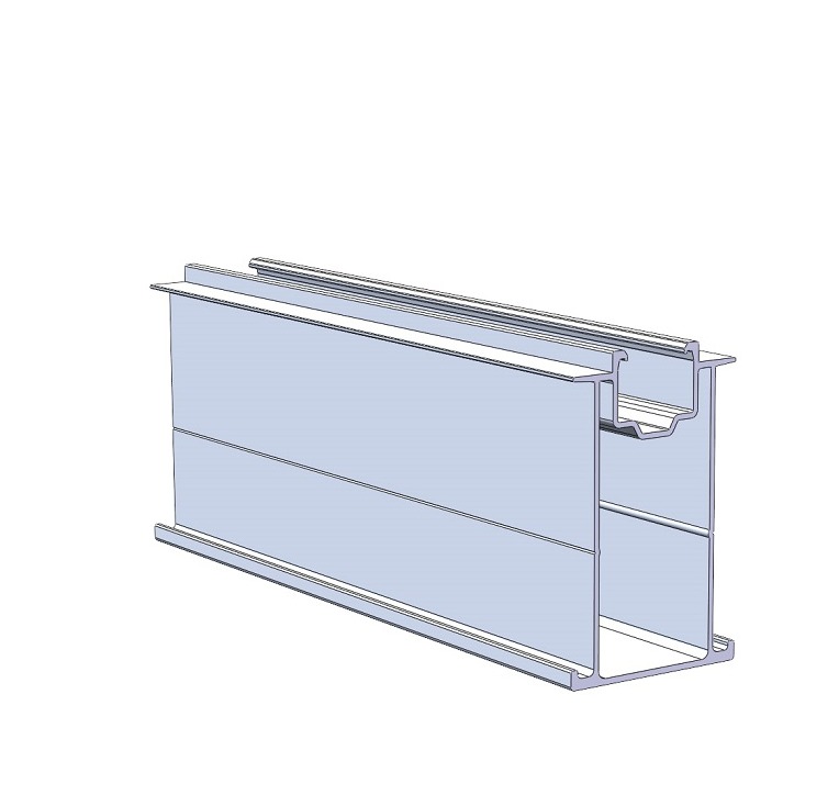 Ground mounting 80mm rail (POW-R80)