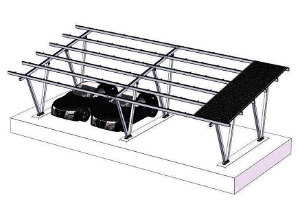 Système d'abri de voiture étanche Powerack