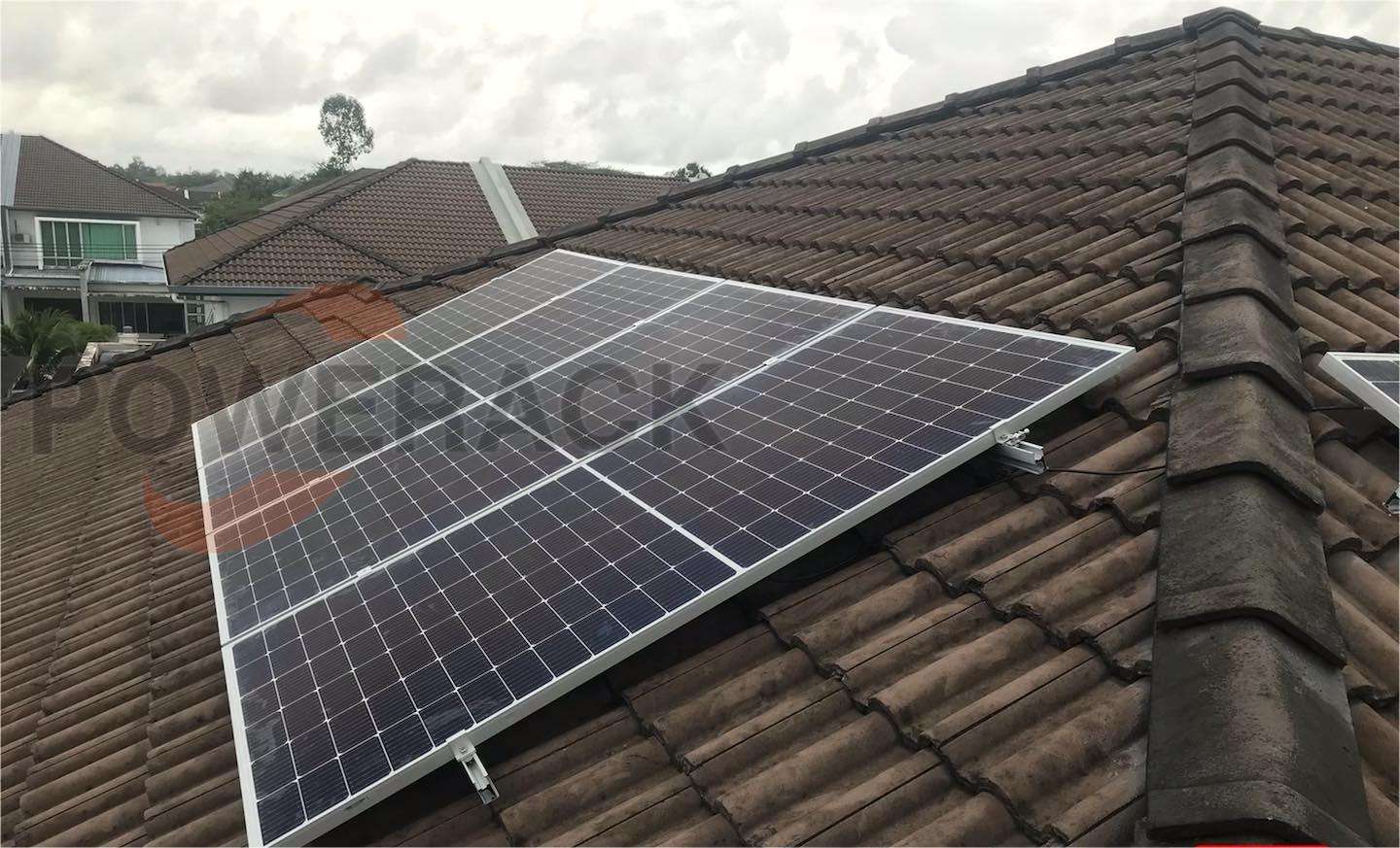 solar roof mounting system