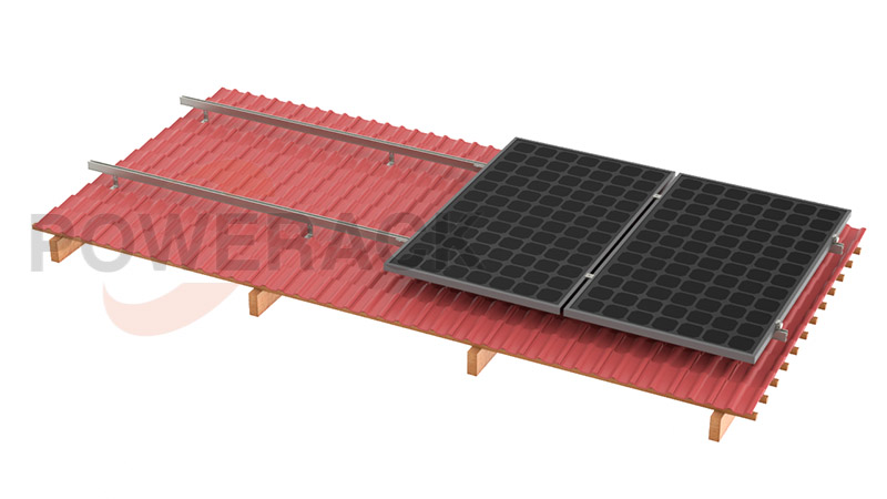 Solar Tile Roof Installation