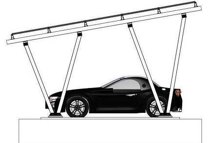 Solutions de montage pour abris de voiture solaires