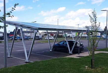 Performance differences of photovoltaic carport support systems in different application scenarios