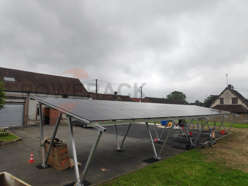 photovoltaic carport support systems