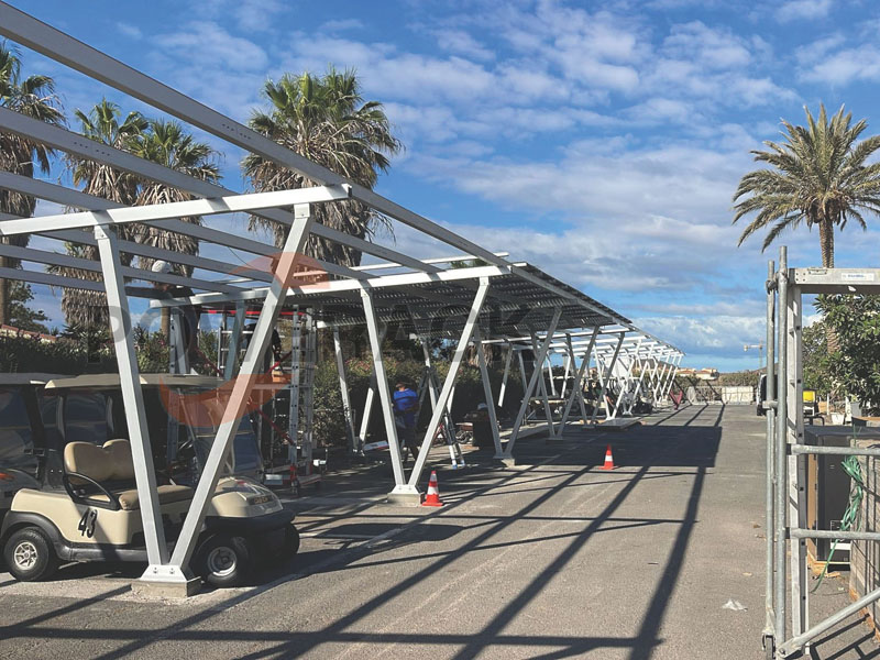 waterproof carport solar mounting system